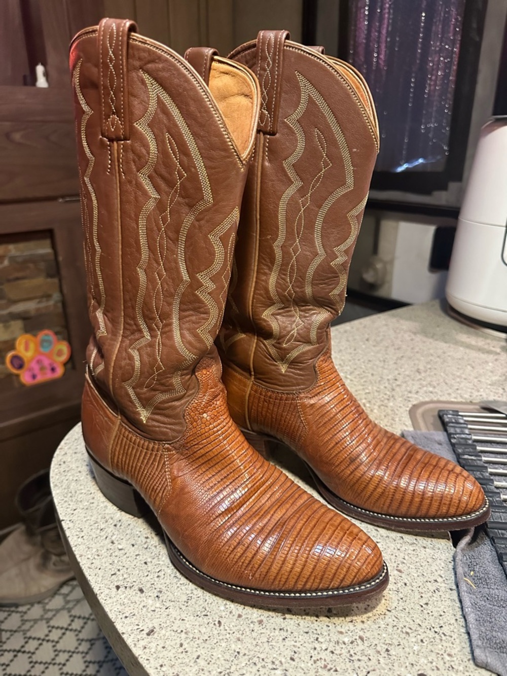 J. Chisholm Vintage 80s lizard boots